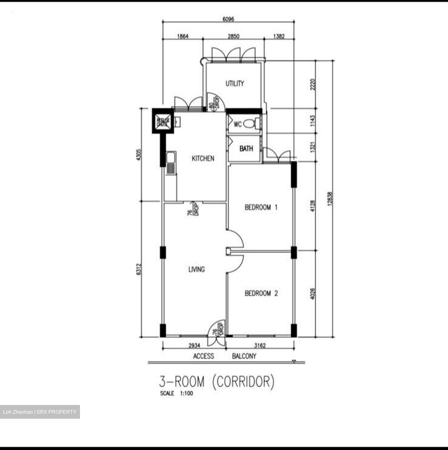 Blk 68 Geylang Bahru Ville (Kallang/Whampoa), HDB 3 Rooms #550889771